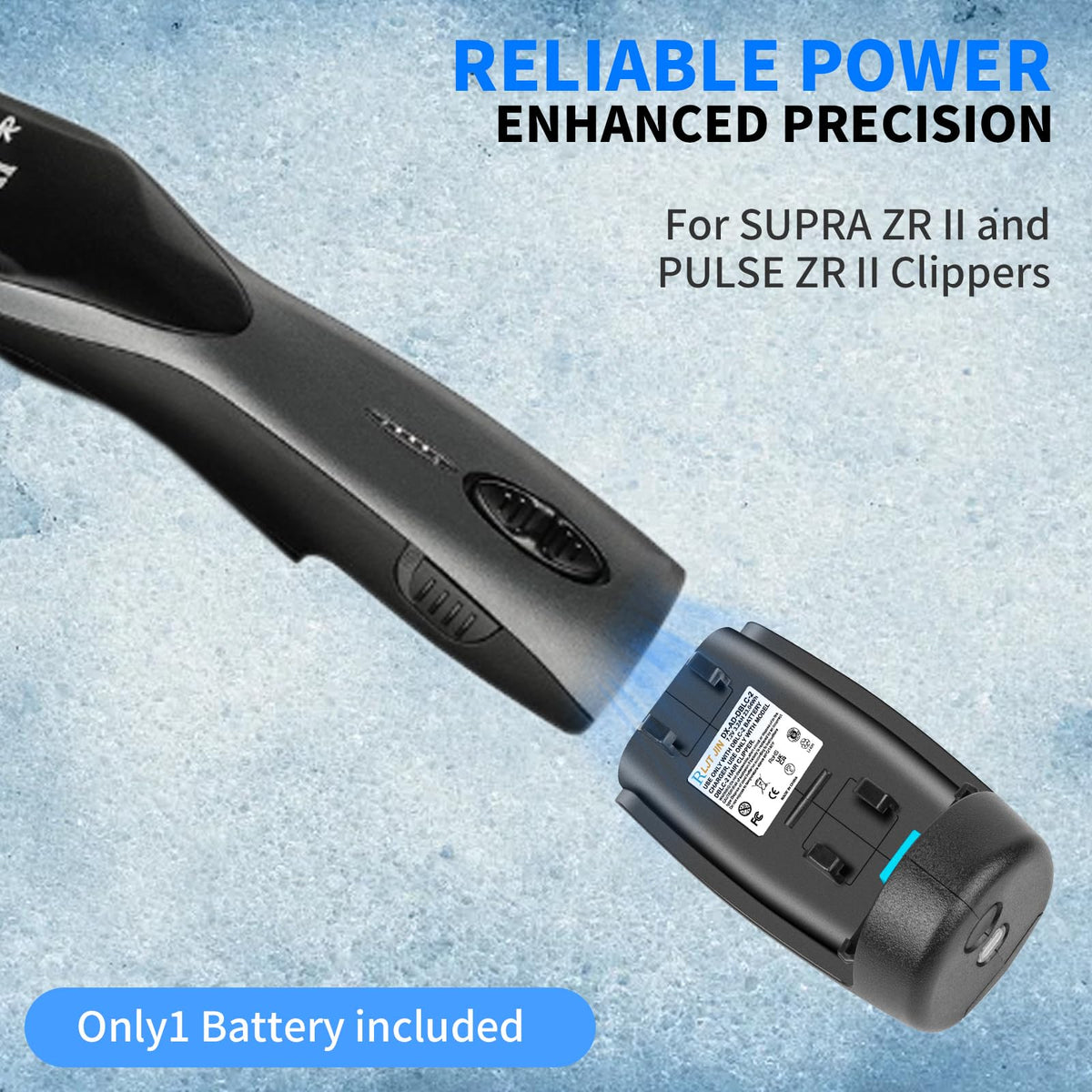 RLJT JIN DBLC-2 LED charging indicator shows status at a glance