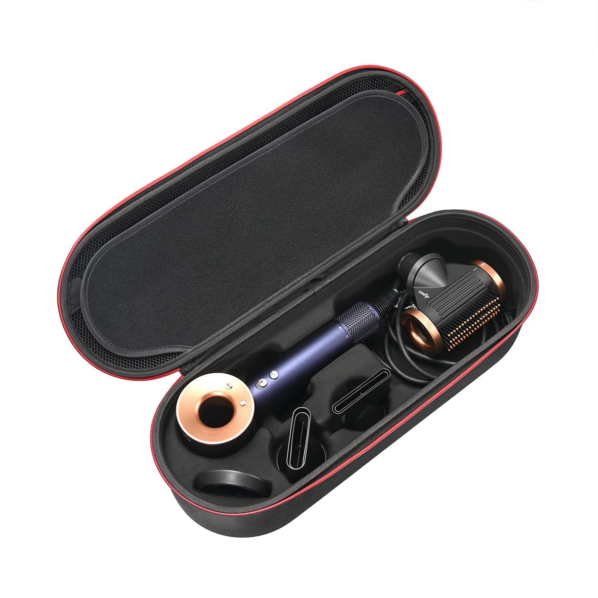 RLSOCO Dyson Supersonic hard case front view protects the dryer on the go.