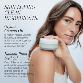 RMS Beauty Coconut Clean Cleansing Balm softens skin after use