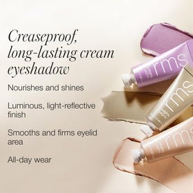 RMS Beauty Eyelights Cream texture closeup showing creamy blendability.