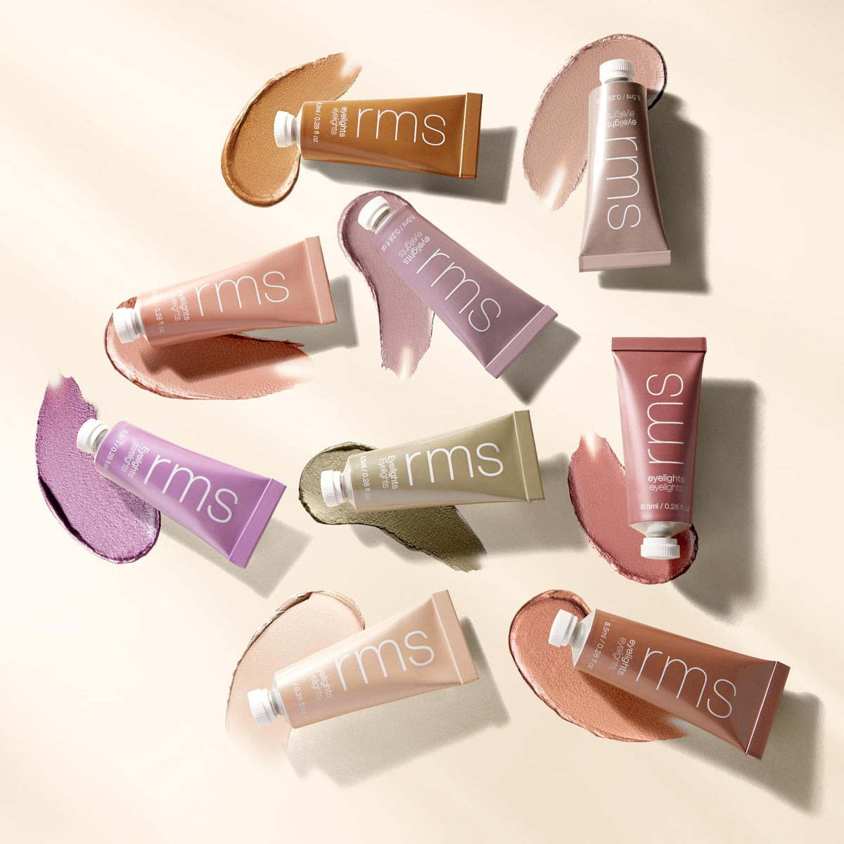 RMS Beauty Eyelights Cream used to build a dramatic evening look.