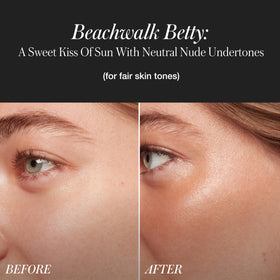 RMS Beauty Hydra Bronzer swatch closeup showing blendable glow.
