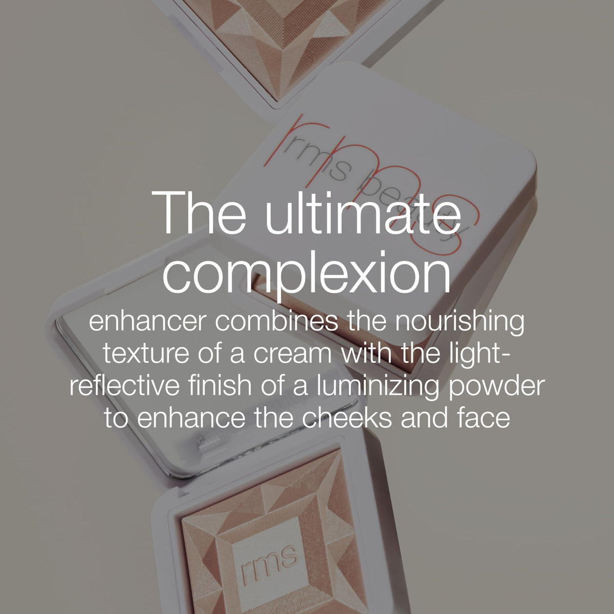 Open compact highlights refillable, mirror-equipped packaging for convenient, stylish use.
