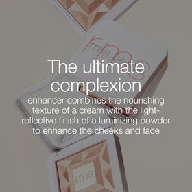 Open compact highlights refillable, mirror-equipped packaging for convenient, stylish use.