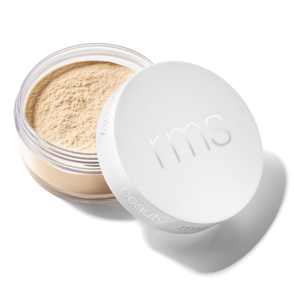 RMS Beauty Hydra Setting Powder jar showing talc-free, weightless finish