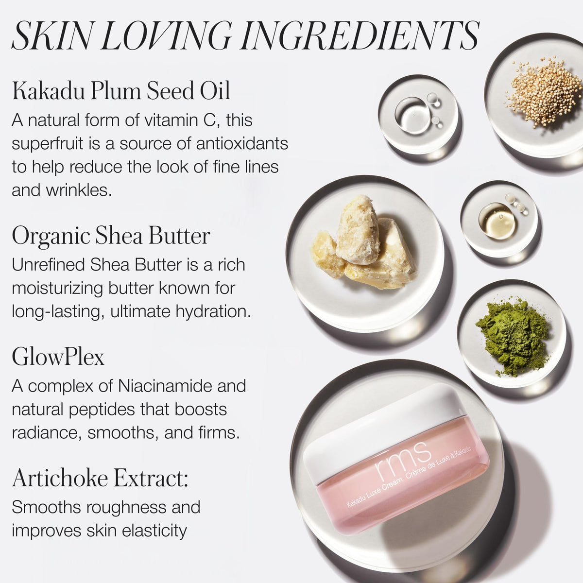 RMS Beauty Kakadu Luxe Cream fragrance-free formula on packaging