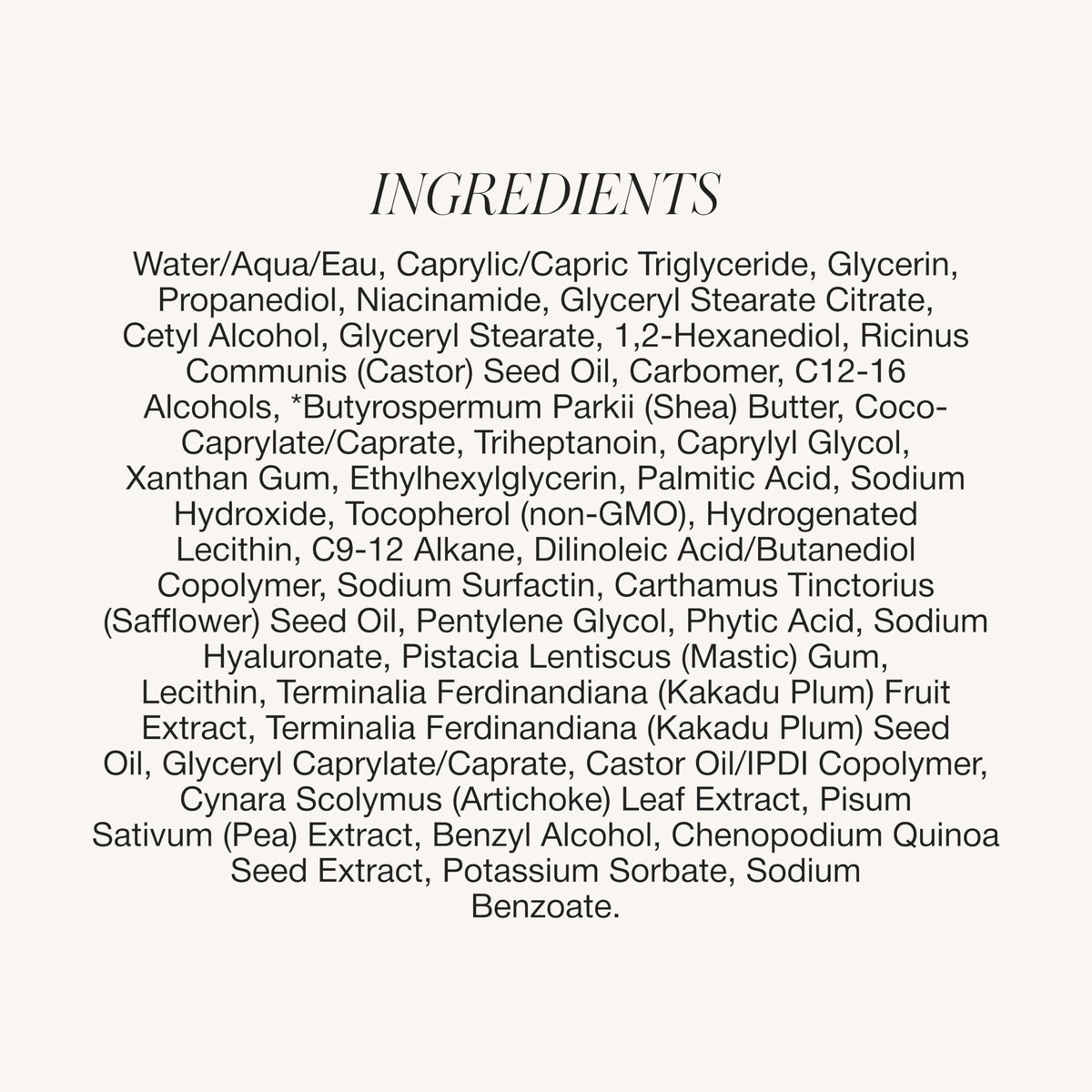 RMS Beauty Kakadu Luxe Cream for night care nourishment