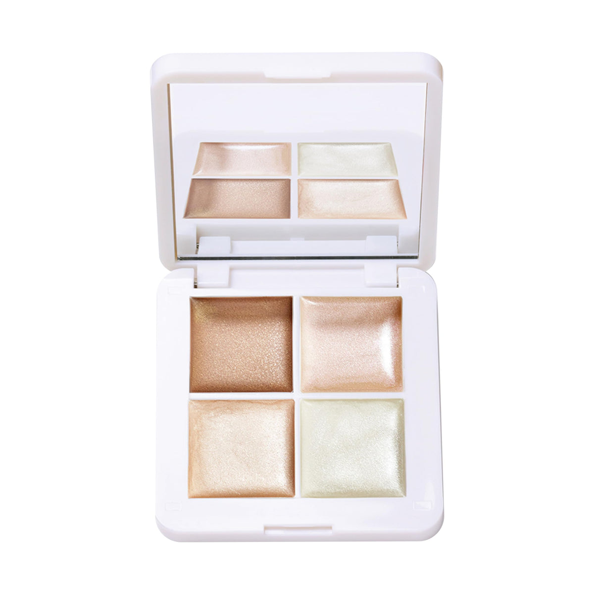 RMS Beauty Lip2Cheek Glow Quad compact with four cream shades for versatile lip and cheek color