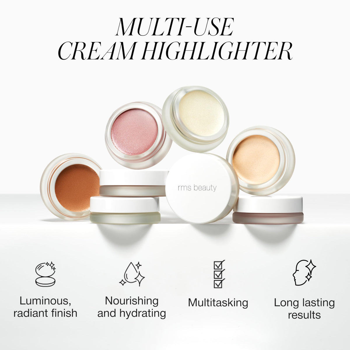 RMS Beauty Luminizer eyes delivers luminous dew without heaviness.