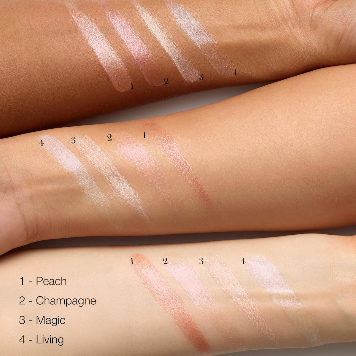 RMS Beauty Luminizer close-up on inner eye corner highlighting