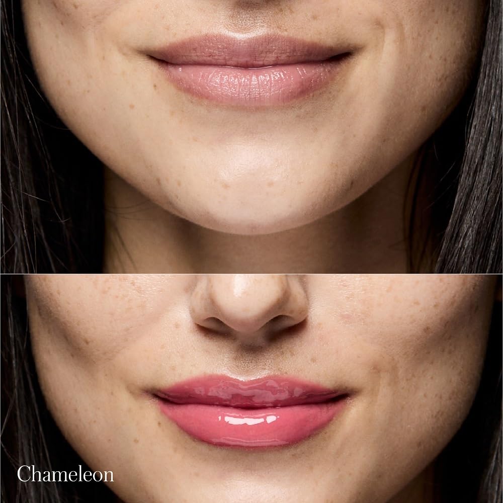 RMS Beauty Adrianna swatch on lips reveals smooth, radiant glow