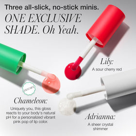 RMS Beauty Lily swatch on lip with subtle, buildable shine