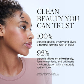 RMS Beauty ReDimension Hydra Powder Blush compact made with recycled materials and refill option.