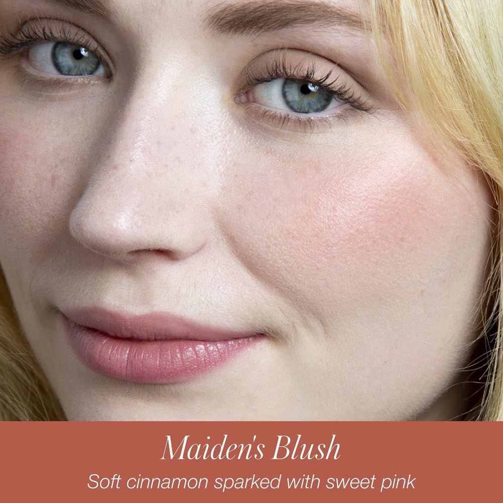 RMS Beauty ReDimension Hydra Powder Blush close up shows silky texture and gel to powder transition.