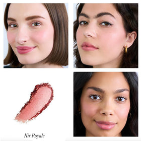 RMS Beauty Redimension Hydra Powder Blush on cheek for natural glow