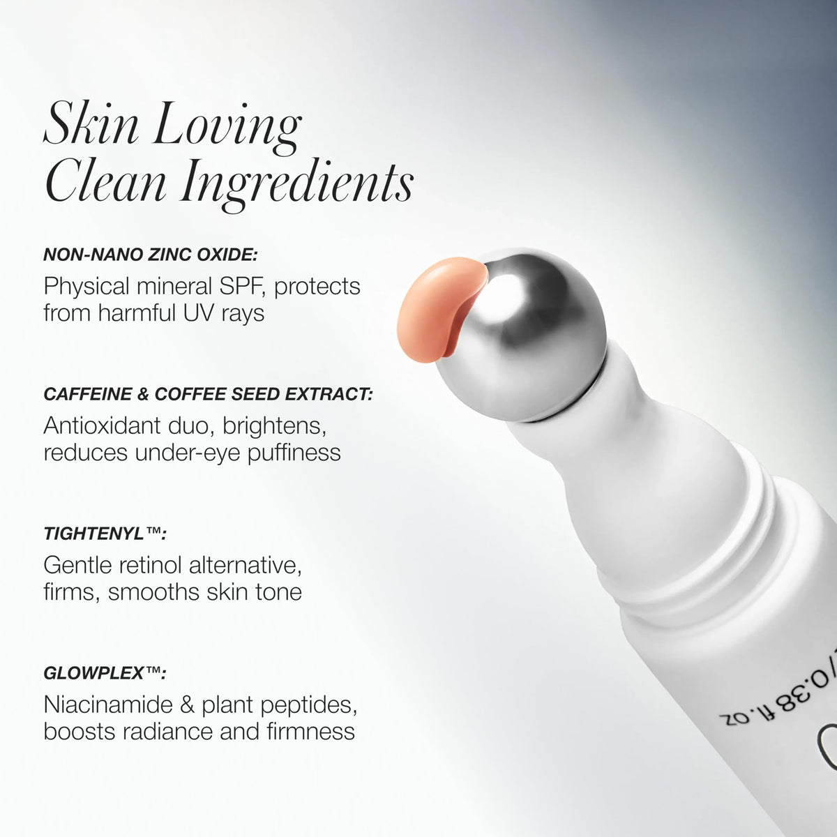 RMS Beauty ReFresh Eye Brightener creamy texture ideal for crease-free daily wear.