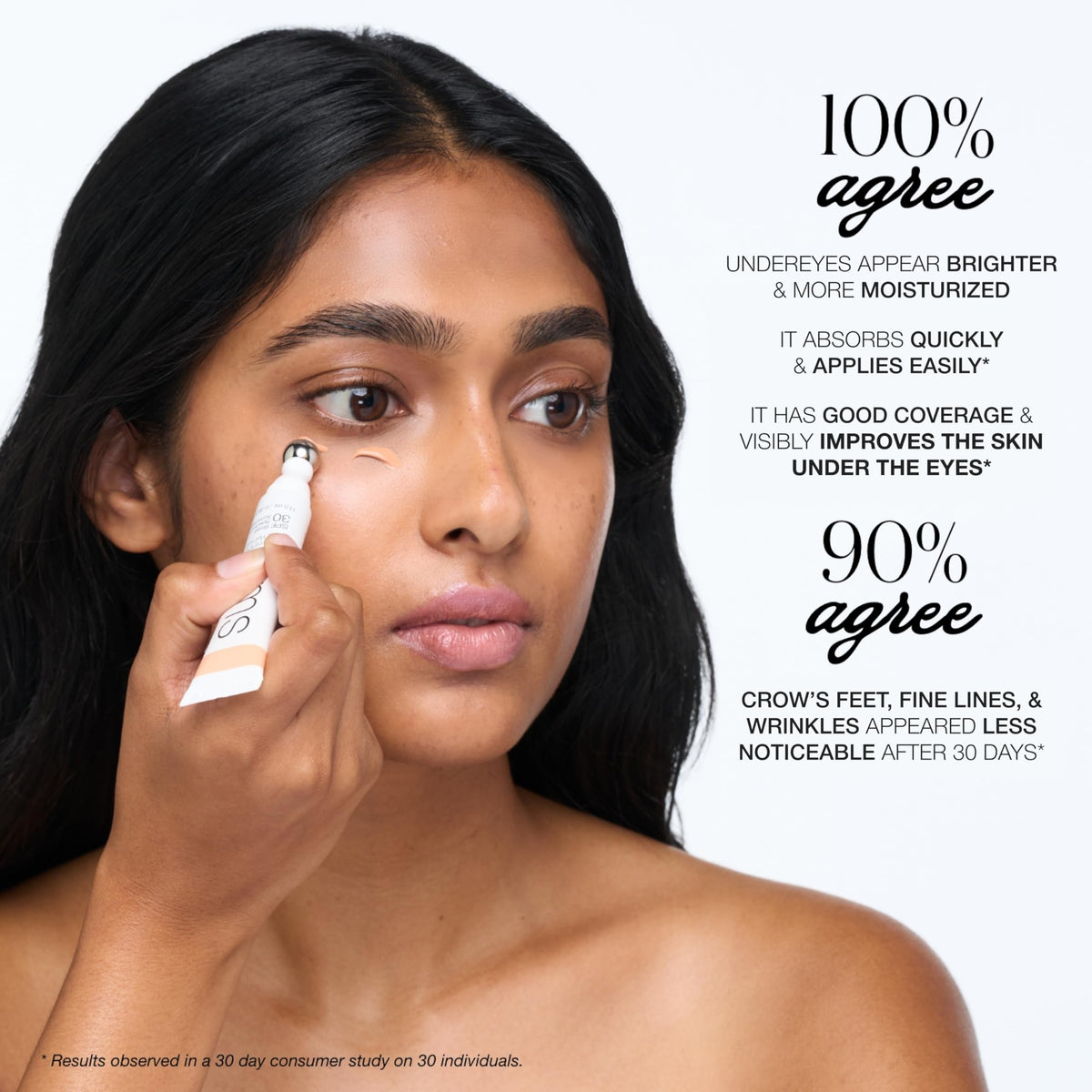 RMS Beauty Refresh Eye Brightener SPF30 mineral SPF defense for delicate eye skin