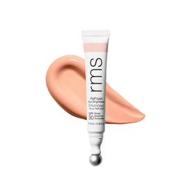 RMS Beauty Refresh Eye Brightener SPF30 tube application brightens under eye area with mineral protection