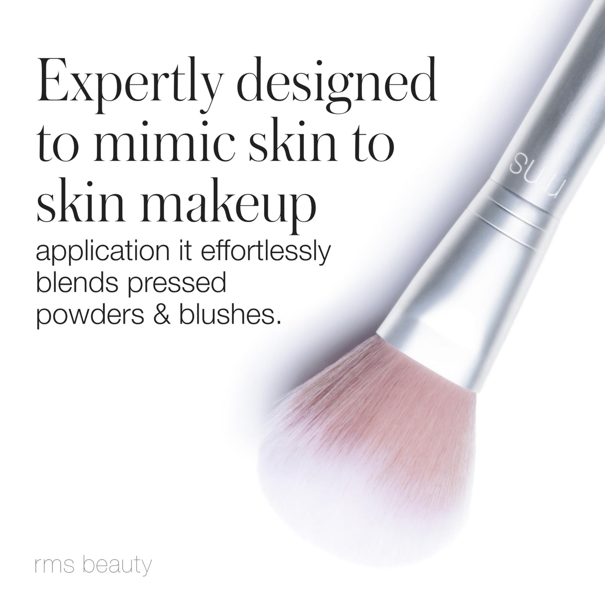 RMS Beauty Skin2Skin Everything Brush delivers airbrushed, streak-free blending across makeup