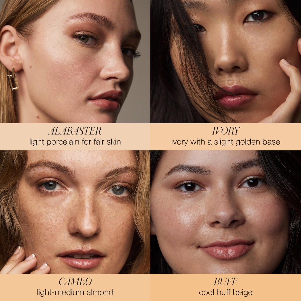 Close-up of SunCoverup texture on skin for radiant finish