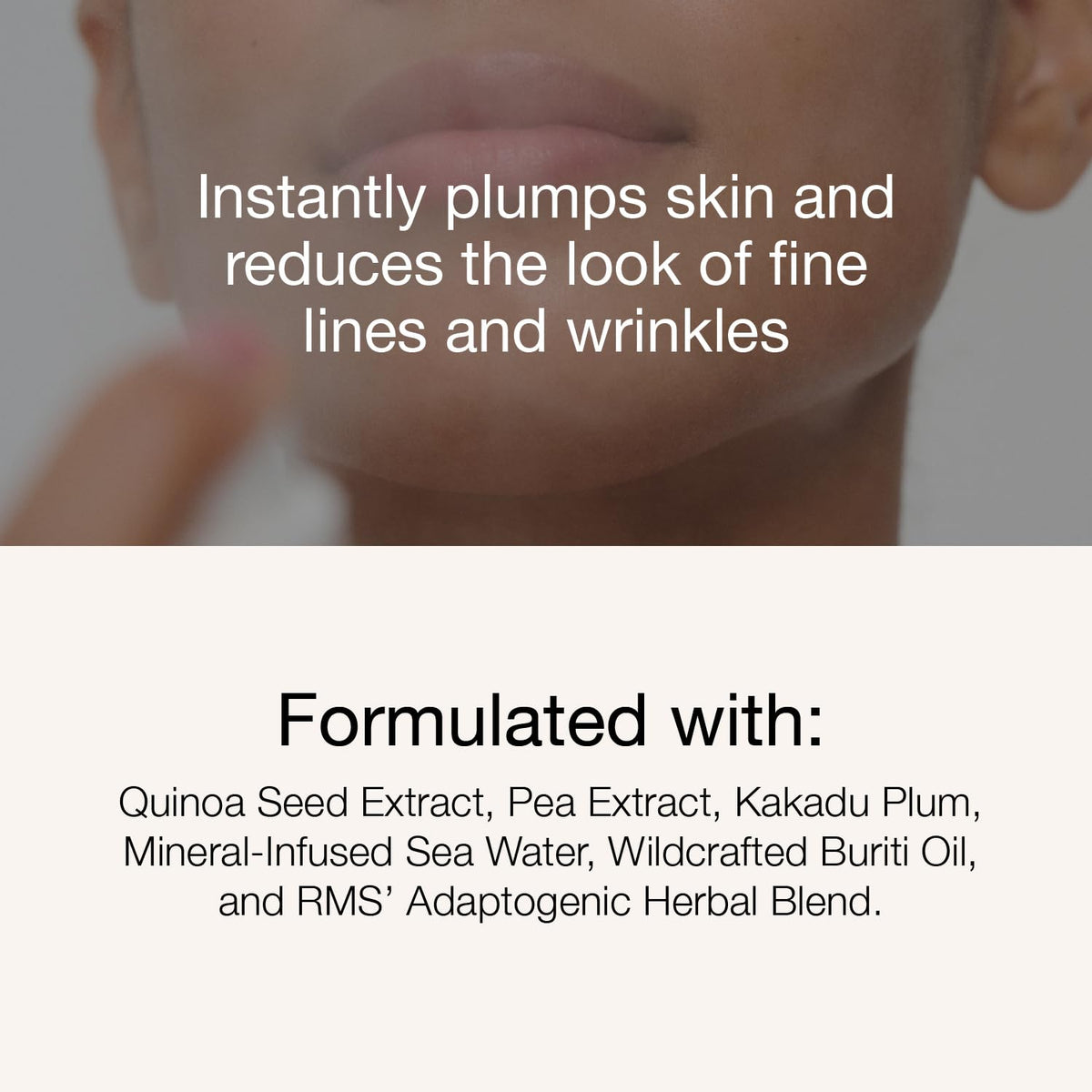 RMS Beauty SuperSerum Hydrating Mist application for smoothing and glow