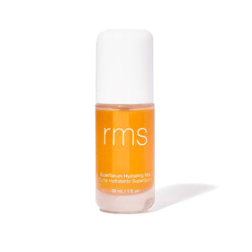 RMS Beauty SuperSerum Hydrating Mist bottle showing dewy hydration