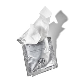 RMS Beauty travel-friendly wipes ideal for gym bags and quick cleanses.