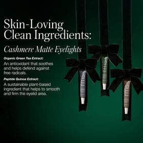 RMS Beauty Eye Love Cashmere Minis mini-case travel-friendly design for on-the-go makeup.