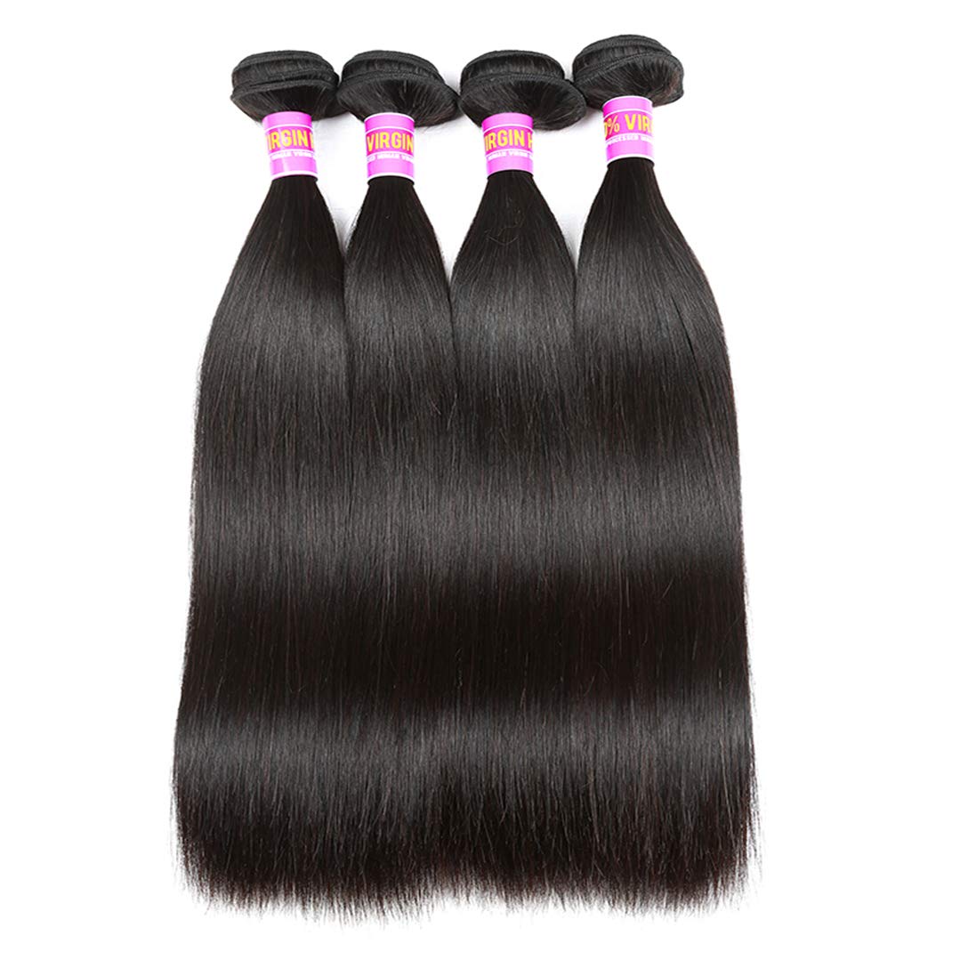 RN BEAUTY Virgin hair bundles, close view, silky feel for natural blends.