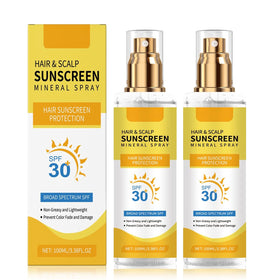 RnemiTe-amo hair sunscreen spray SPF 30 bottle front protects color while sun exposure