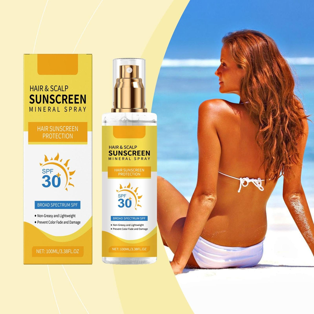 RnemiTe-amo scalp protection application hands-on sun care
