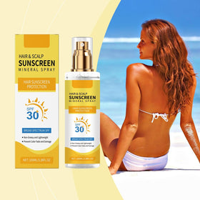 RnemiTe-amo scalp protection application hands-on sun care