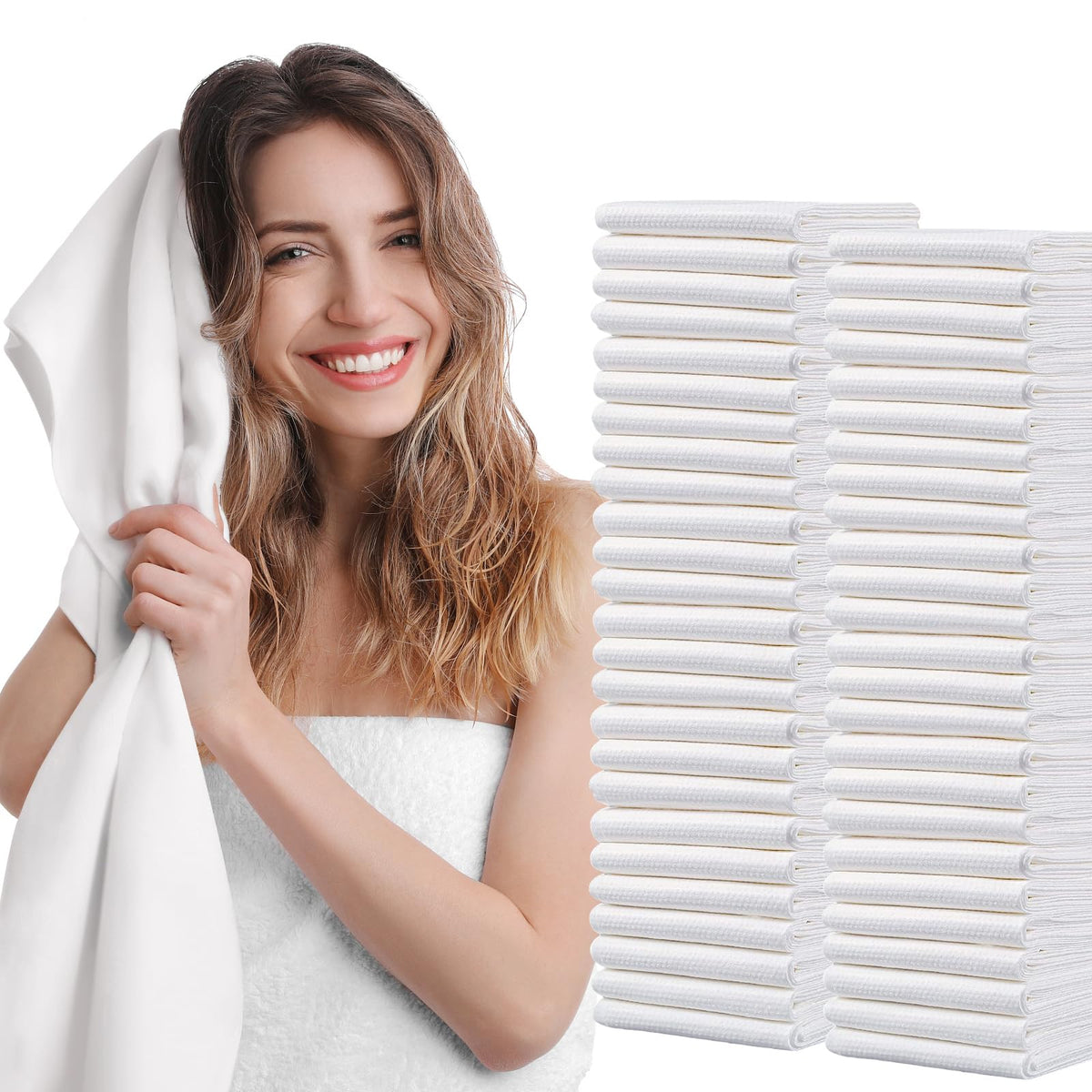 RNGWAPER disposable towels 50-pack for spa and travel use.