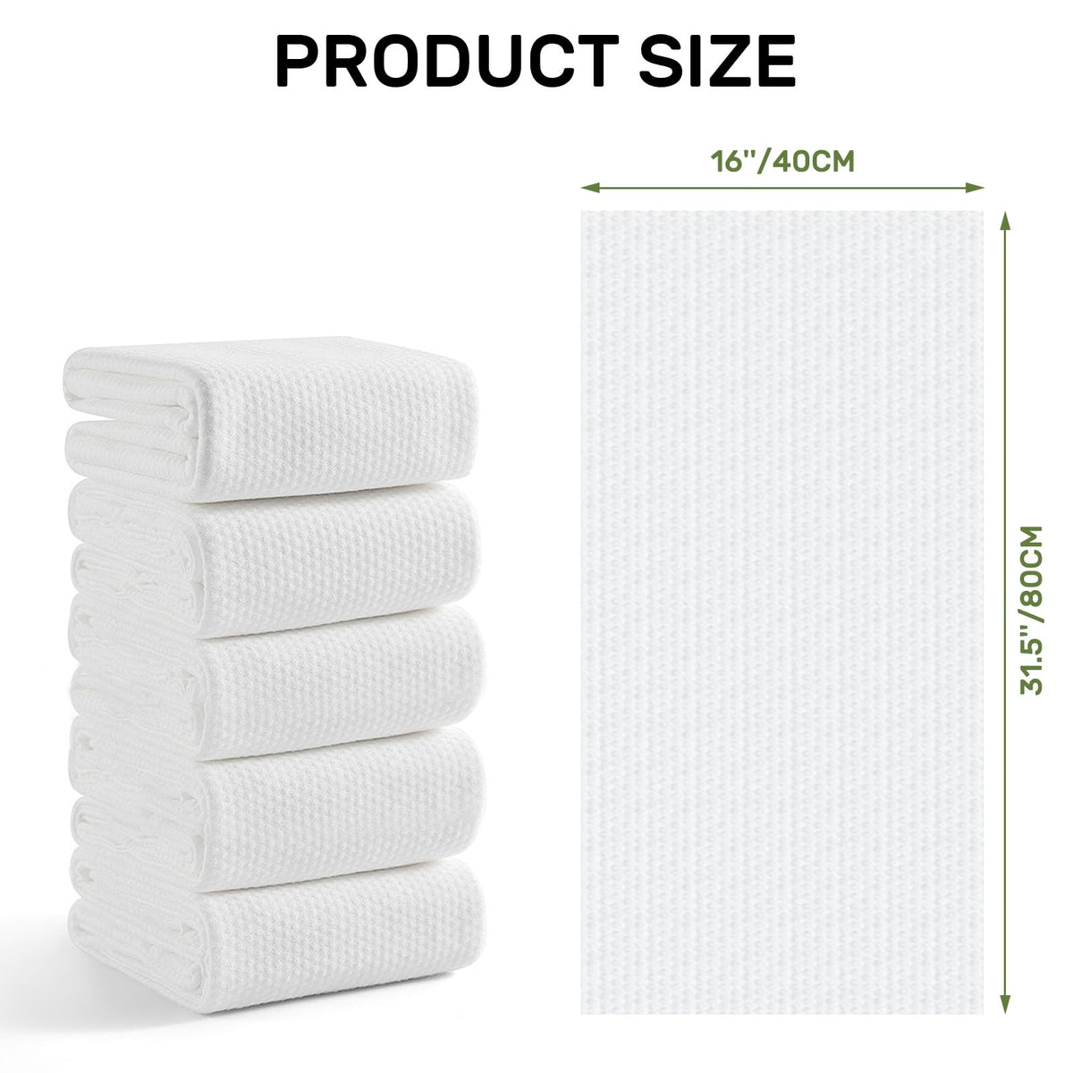 RNGWAPER ultra-soft absorbent towels ideal for quick hair and body drying.
