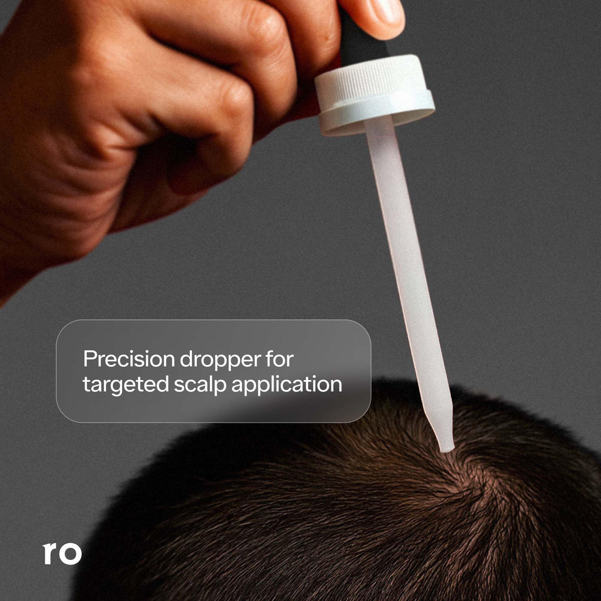 Ro Roman Minoxidil packaging box shown for a 2 fl oz supply suitable for ongoing use
