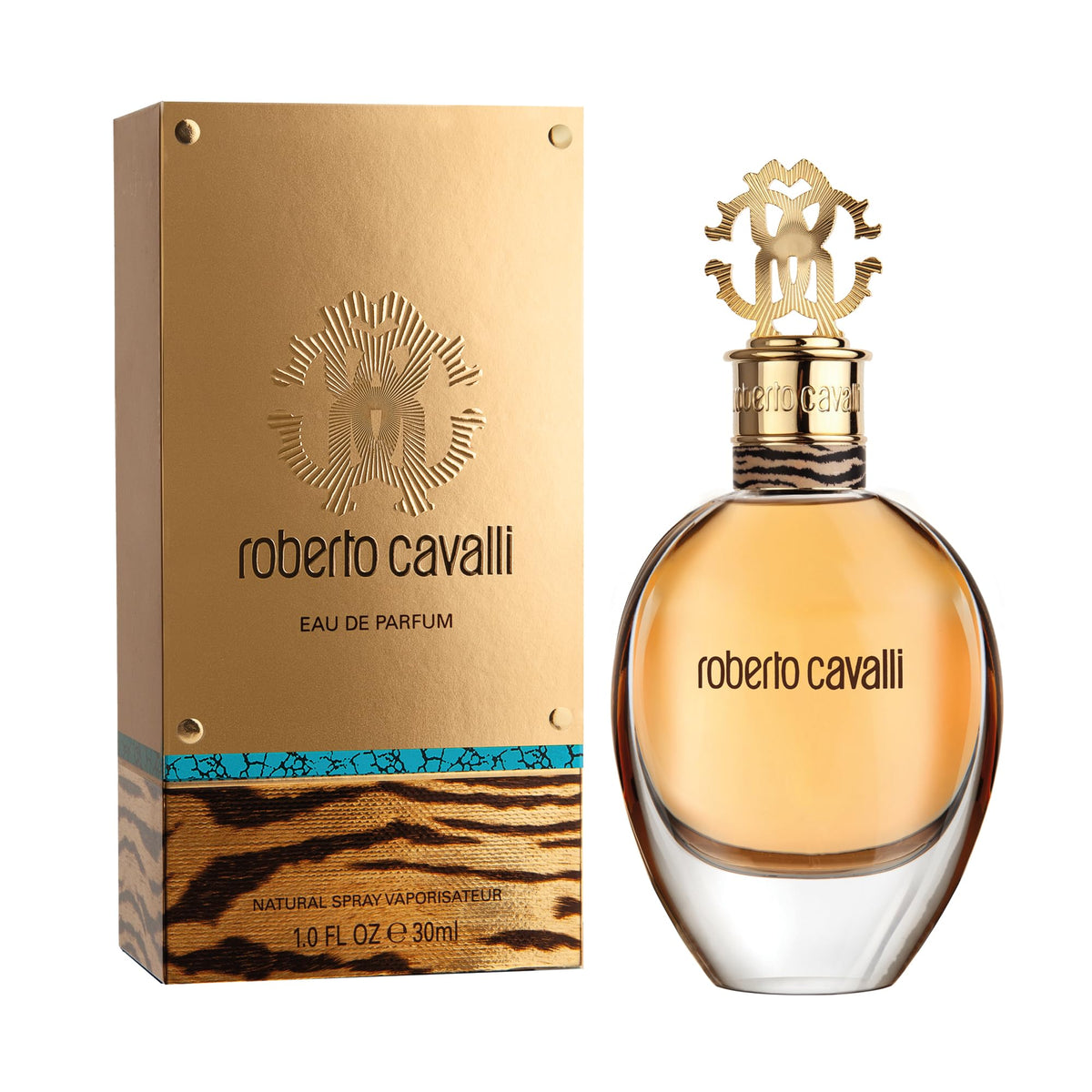 Roberto Cavalli Signature bottle front for unforgettable evenings