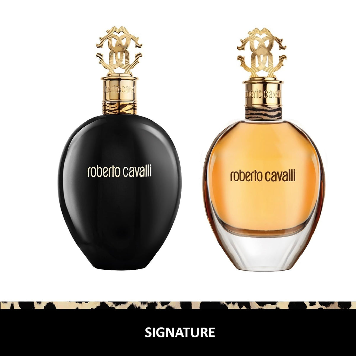 Roberto Cavalli Signature tonka base offers warm, lasting allure