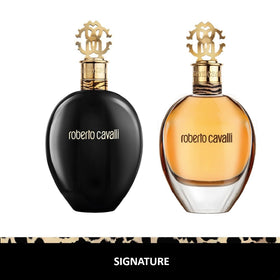 Roberto Cavalli Signature tonka base offers warm, lasting allure