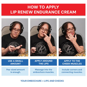 Robinson's Remedies Lip Renew Endurance Cream package shot highlights compact 7.5 ml and 15 ml options