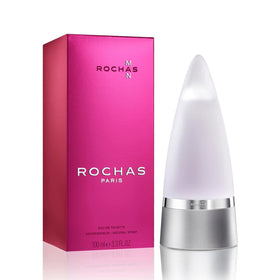 Rochas Man bottle front view highlighting the elegant woody gourmand presence
