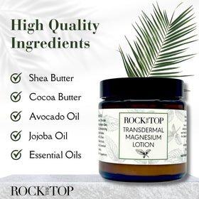 Rock the Top sleep-enhancer lotion at dusk for a calm routine