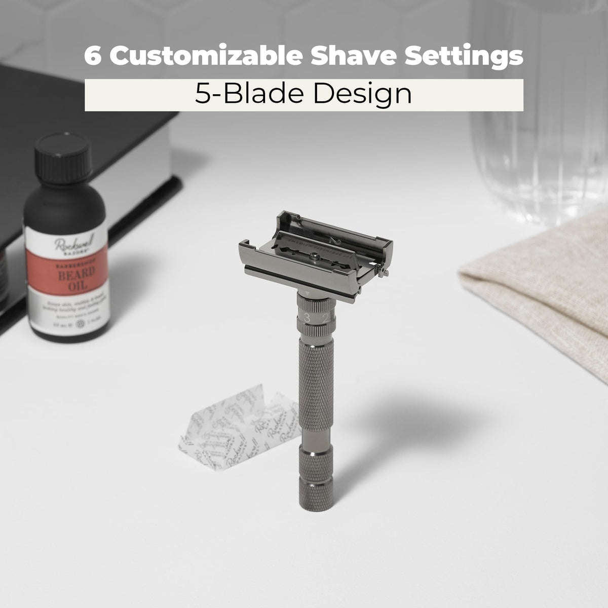 Rockwell T2 full metal construction highlights a durable, plastic-free design.