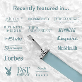 Rockwell T2 recyclable blades pack emphasizes eco-friendly shaving option.