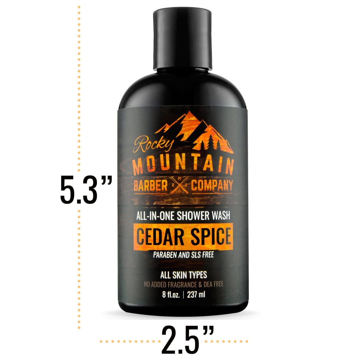 Rocky Mountain Barber Co 5-in-1 wash usage in daily shower