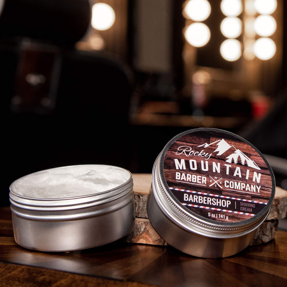 Water-based shaving cream by Rocky Mountain Barber Co delivers smooth lather and easy rinse