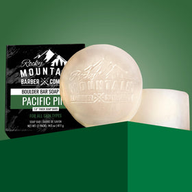 Oat protein in Rocky Mountain Barber Co. Boulder Bar for smoother wash