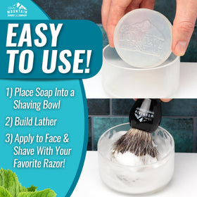 Rocky Mountain Barber eucalyptus peppermint oils provide a refreshing touch