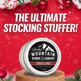 Rocky Mountain Barber solid cologne 2oz tin for travel