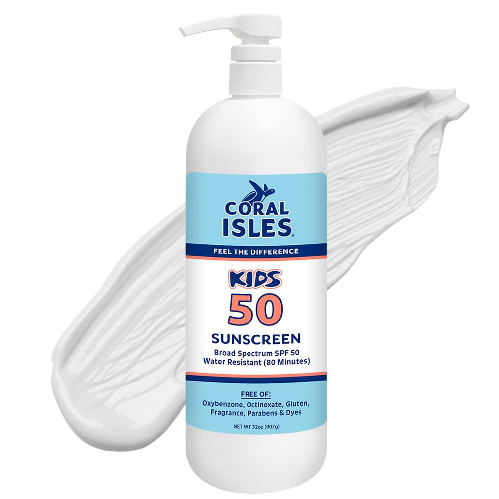 Rocky Mountain Sunscreen Kids Lotion 32 oz pump for easy family application