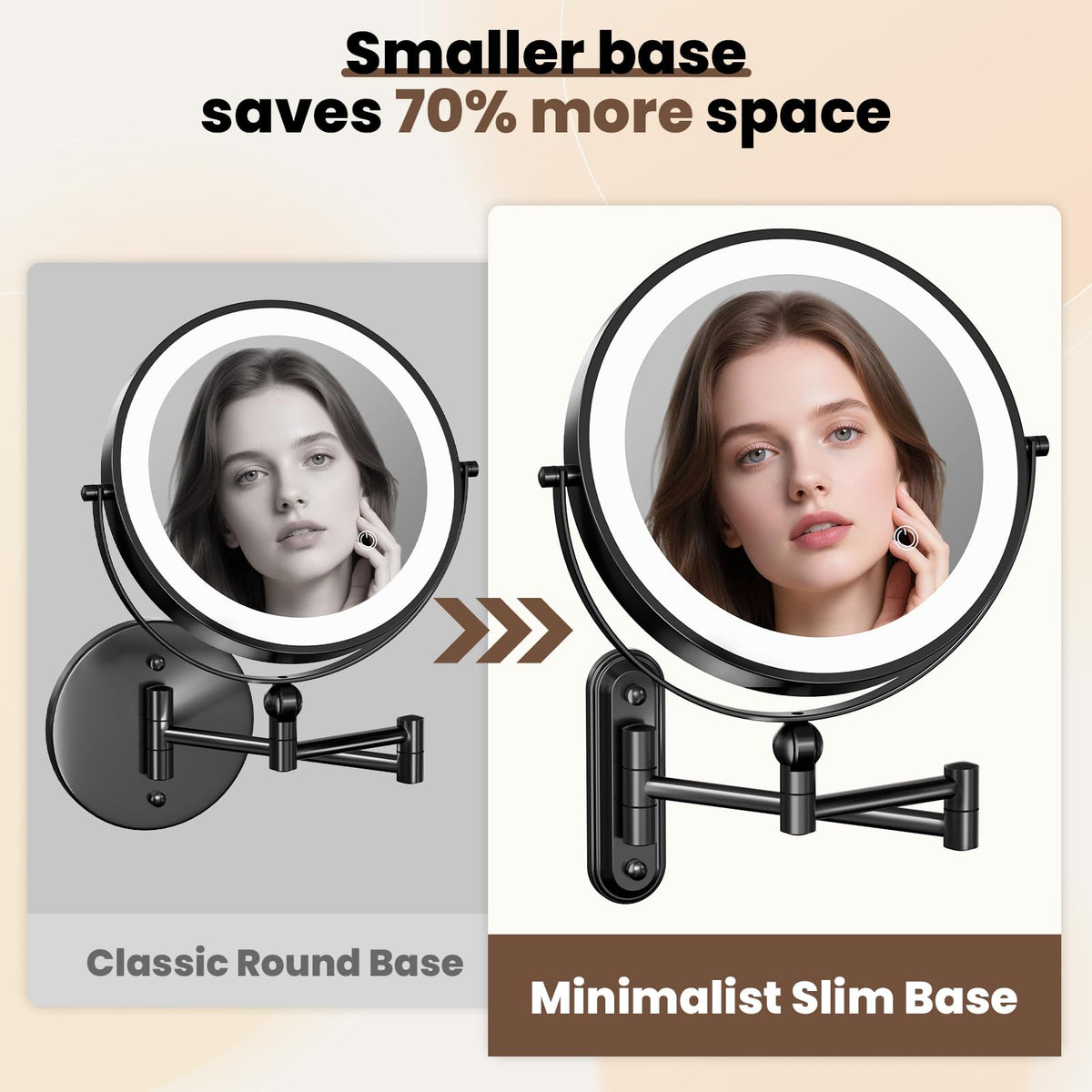Rocollos height-adjustable arm with 360° swivel for versatile positioning